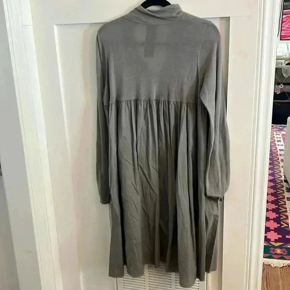 Rundholz Black Label mixed fabric button down long sleeve dress - Picture 3 of 6